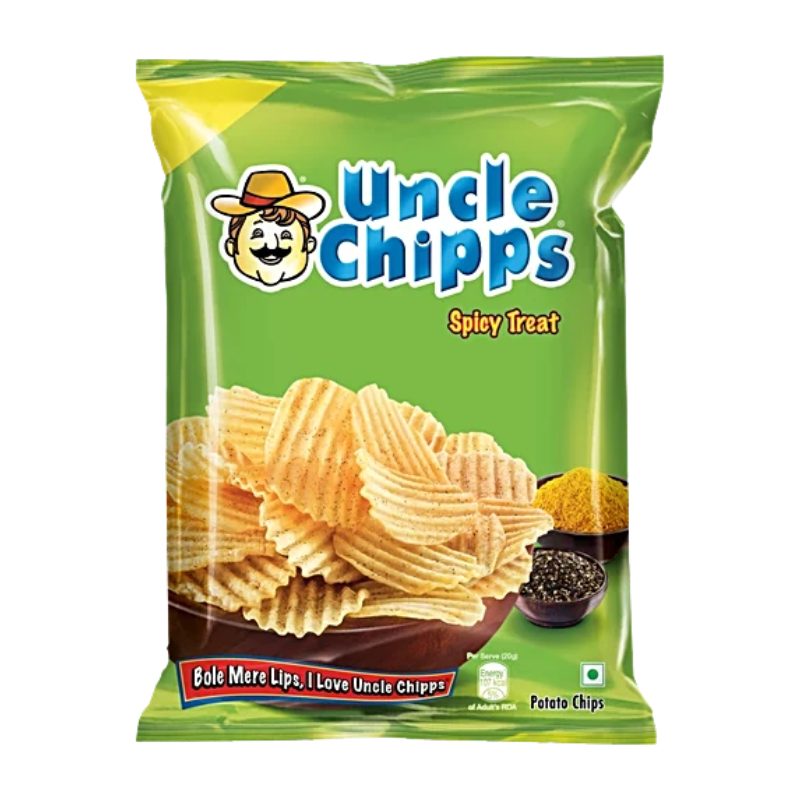 Uncle Chips Spicy Treat – 20g | Classic Indian Masala Potato Chips