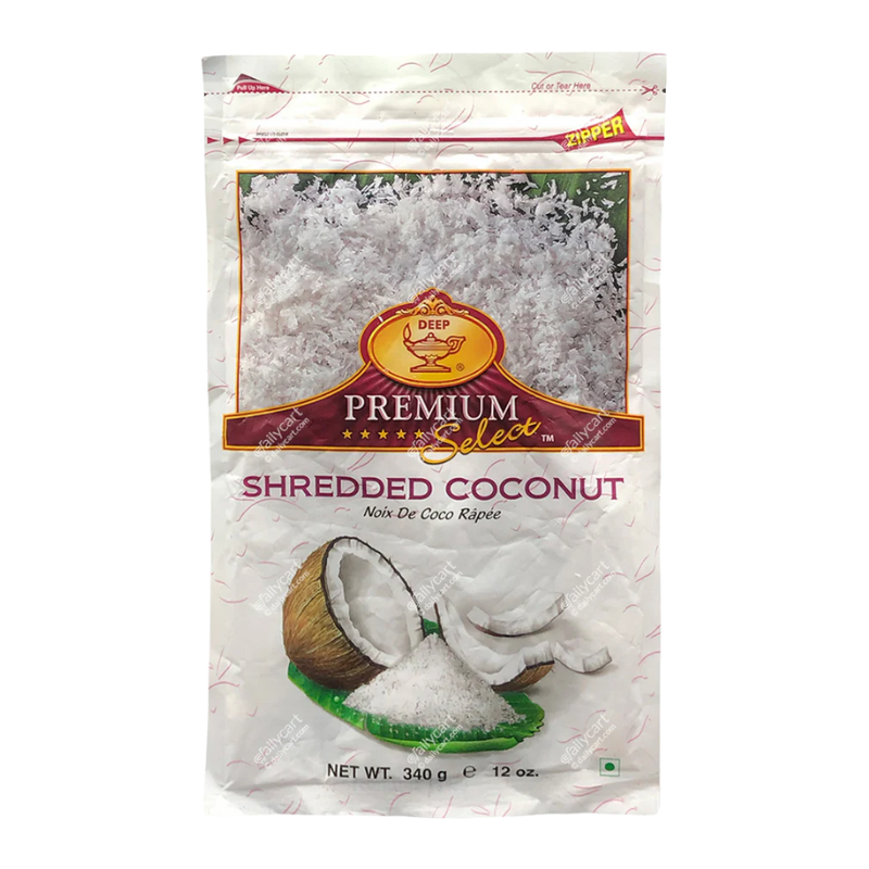 Frozen Shredded Coconut 340g – Fresh Grated Coconut for Cooking