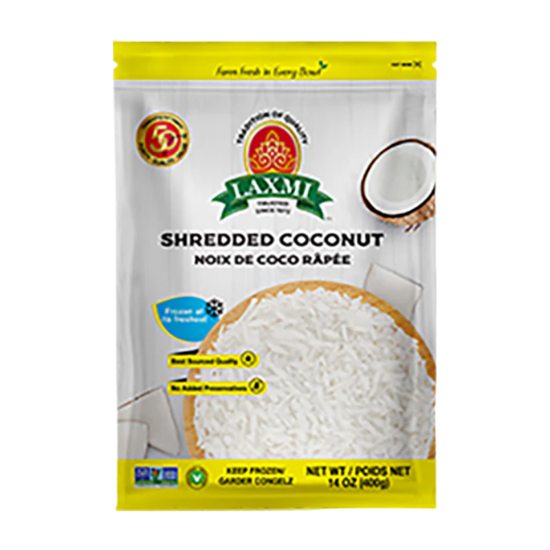 Frozen Grated Coconut 400g – Fresh & Authentic for Cooking