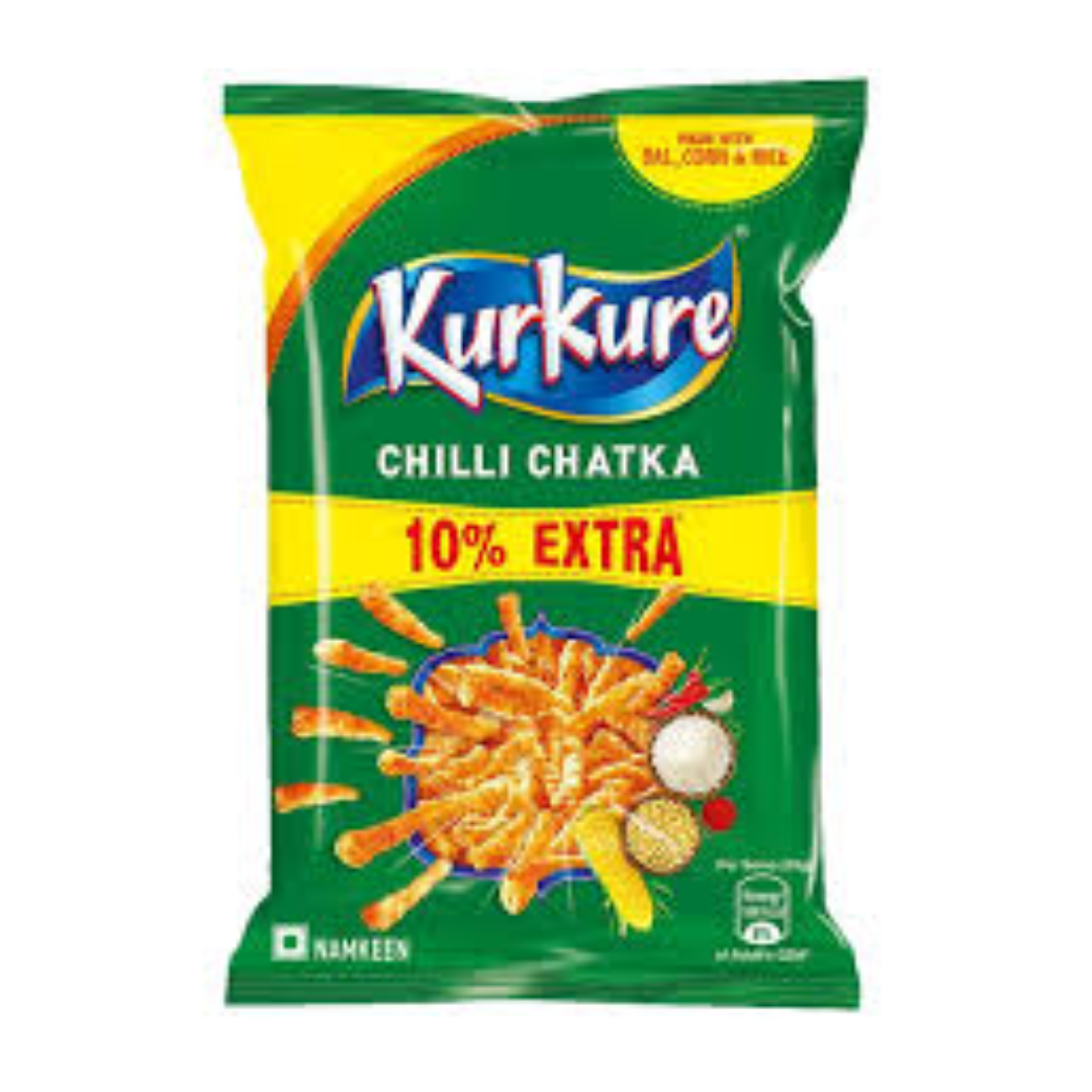 Kurkure Namkeen, Chilli Chatka Pouch, 90 g