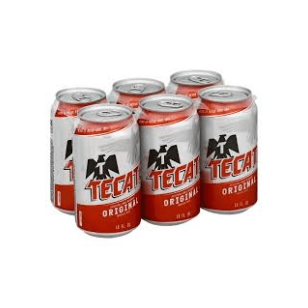 Tecate Original Beer – 12 oz (6 Cans)