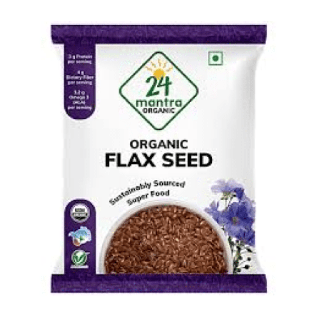 Flax Seeds Organic 200g (24 Mantra)