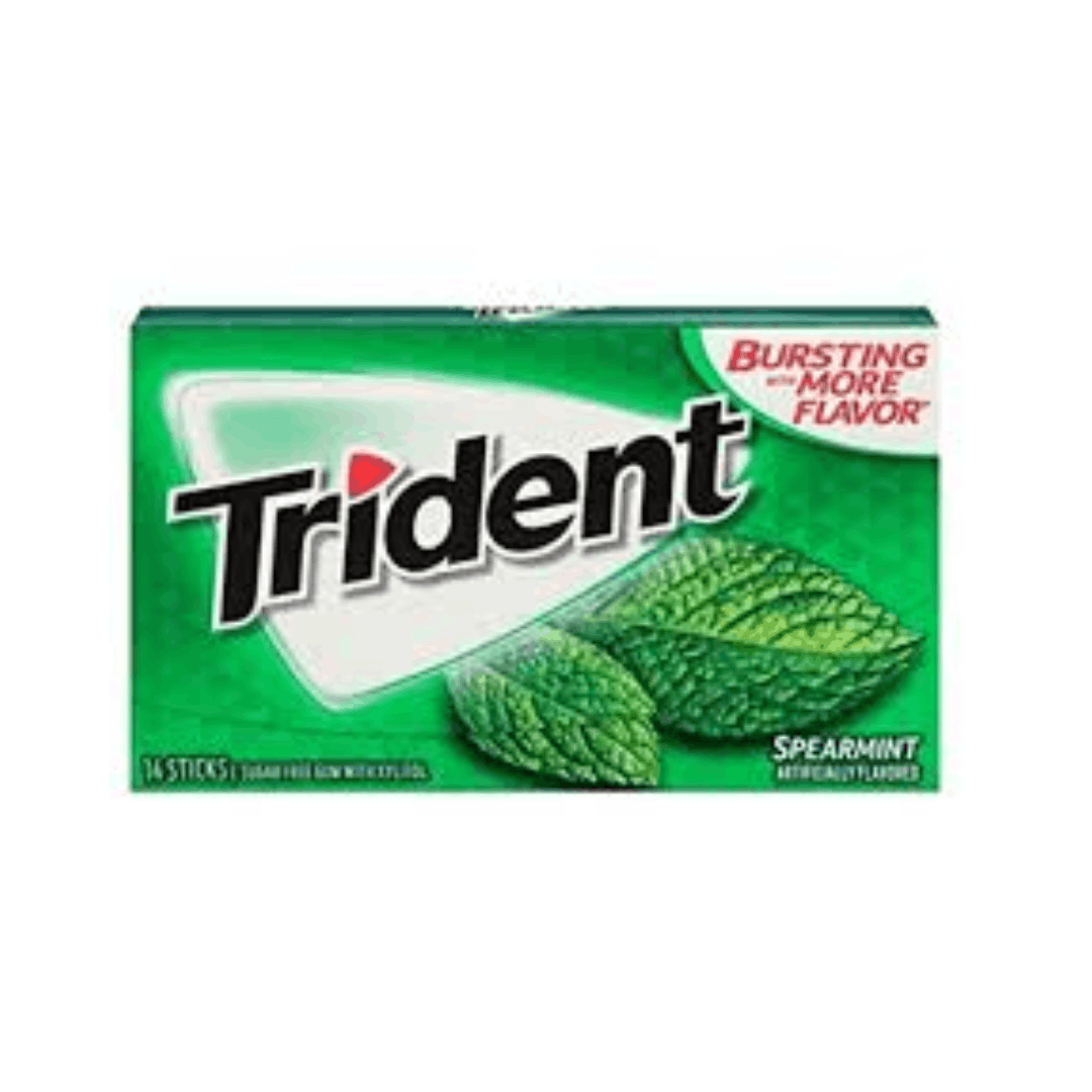 Trident Spearmint Gum 14 pcs (Sugar Free)