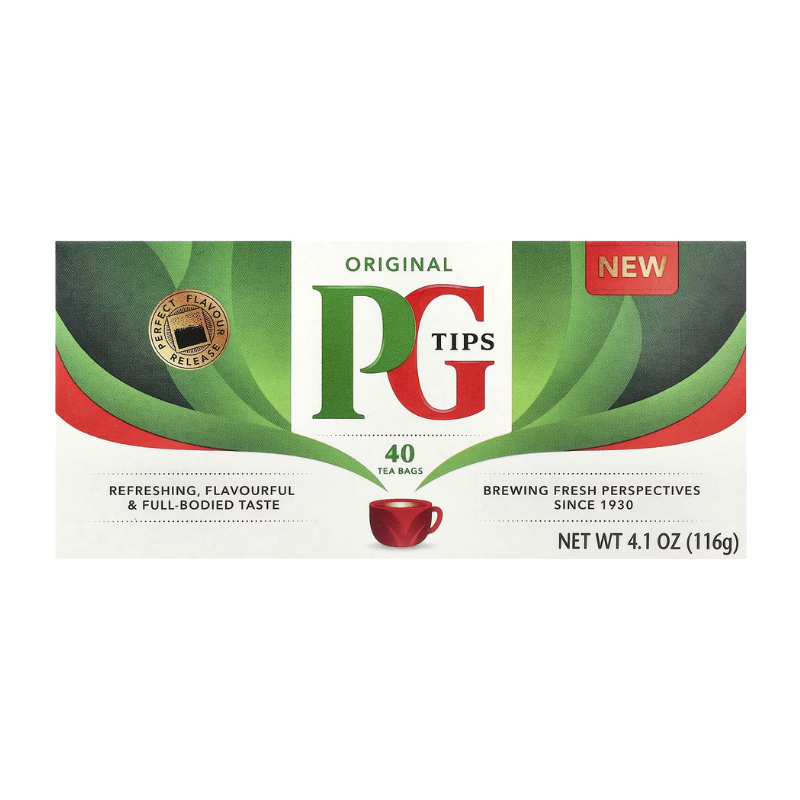 PG Tips Original Tea Bags – 40 Count