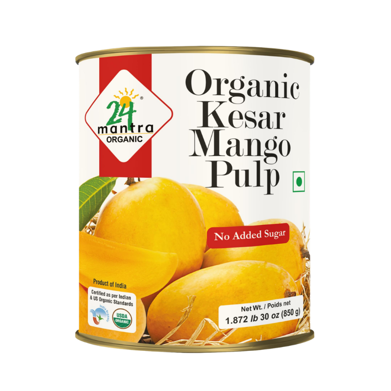 Kesar Mango Pulp 850g (Organic)