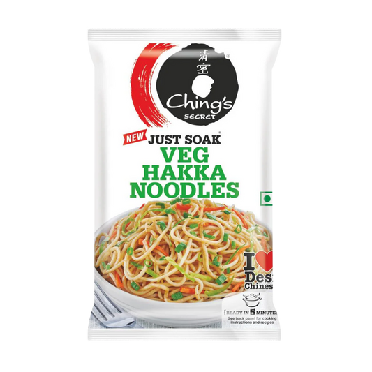 Ching’s Secret Veg Hakka Noodles – 560g | Authentic Indo-Chinese Stir-Fry Noodles