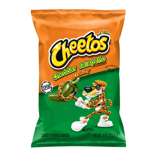 Cheetos Cheddar Jalapeño – 78g | Crunchy Cheese & Spicy Snack