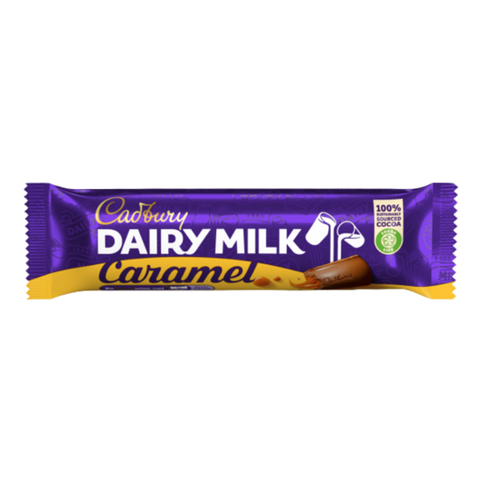 Cadbury Dairy Milk Caramel – 45g | Smooth Chocolate with Gooey Caramel