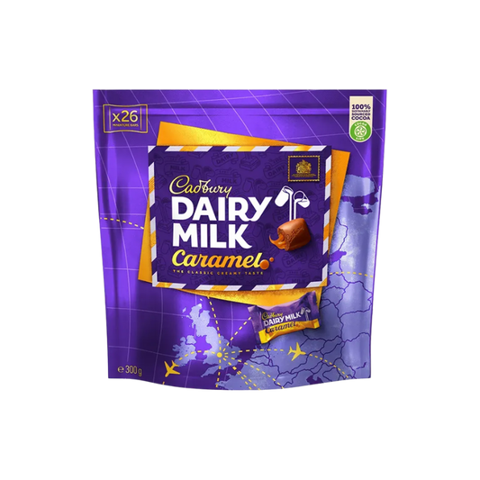 Cadbury Dairy Milk Caramel – 300g | Creamy Milk Chocolate with Gooey Caramel