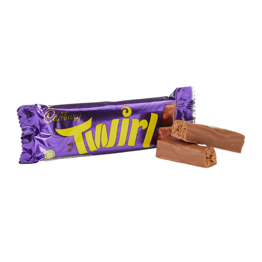 Cadbury Twirl Chocolate Bar – 43g | Flaky & Creamy Milk Chocolate
