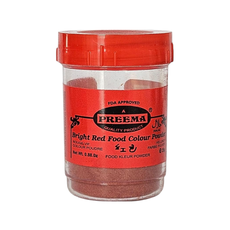 Preema Red Food Colour Powder 0.88oz