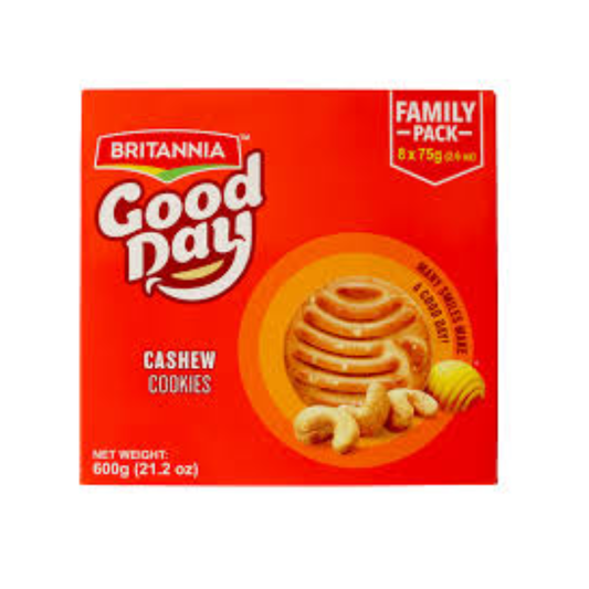 GD Cashew Cookies 600g  (Britannia) Family Pack