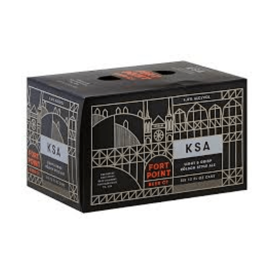 FORT POINT  KSA Light & Crisp 12 oz (6 CANS)