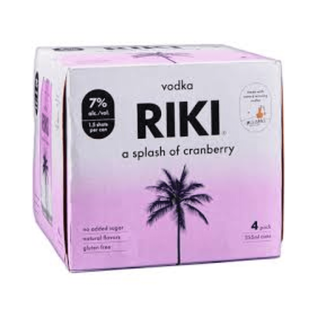 Riki Splash Black Cherry Vodka Beer 710 ml