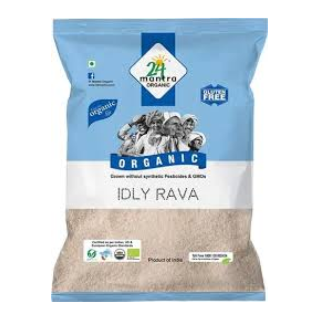 Idli Rava Organic 4 lb (24 Mantra)