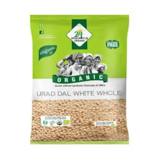 Organic Urad White Whole 24 Mantra 2lb