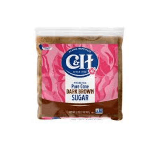 C&H Dark Brown Sugar 1 lb (Pure Cane Sugar)