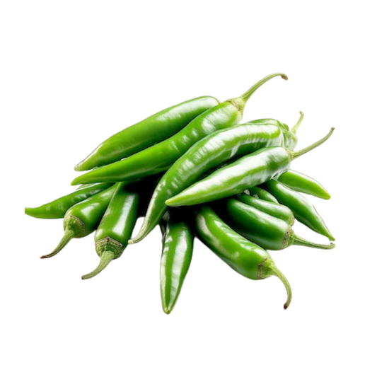 Green Chilli 100 gm - Fresh and Spicy