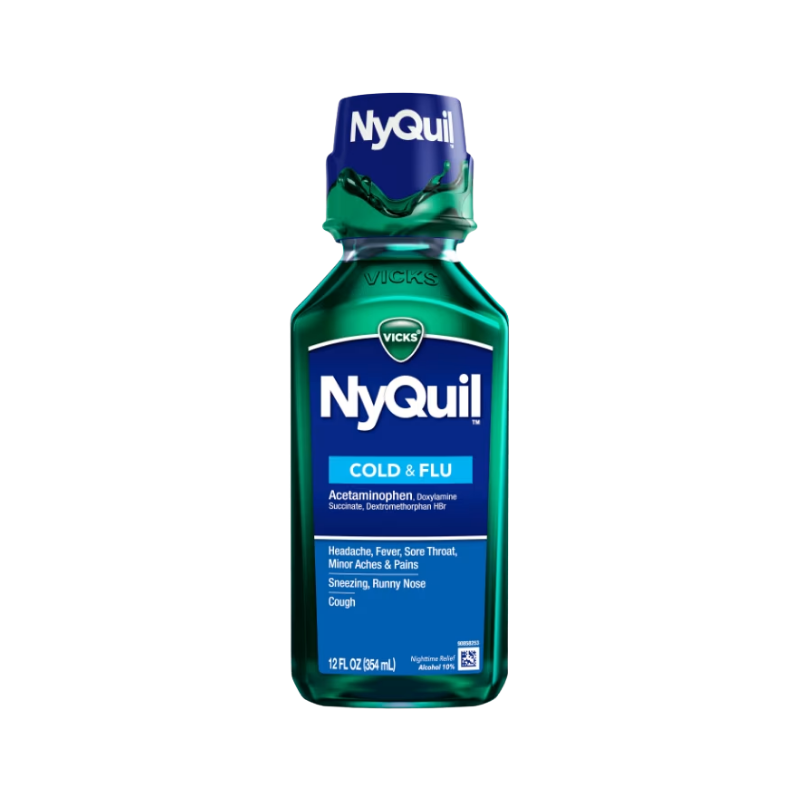 Vicks NyQuil Cold & Flu Liquid – 4 fl oz