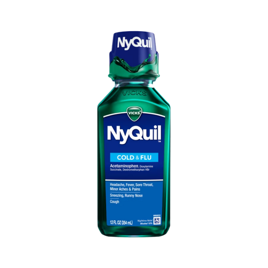 Vicks NyQuil Cold & Flu Liquid – 4 fl oz