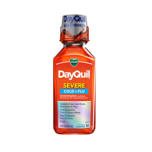 Vicks DayQuil Cold & Flu Liquid – 8 fl oz