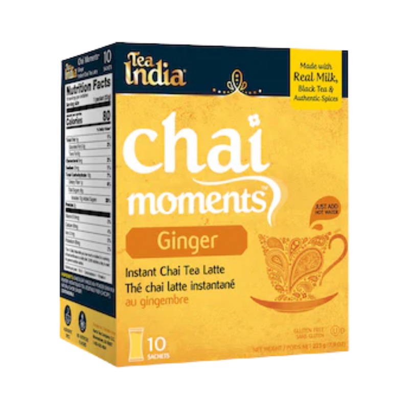 Chai Moments Ginger Tea – 10 Count (Tea India)