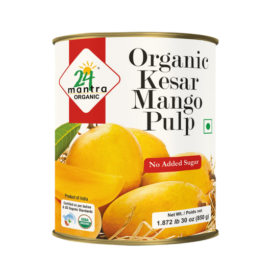Kesar Mango Pulp  850g (Organic)