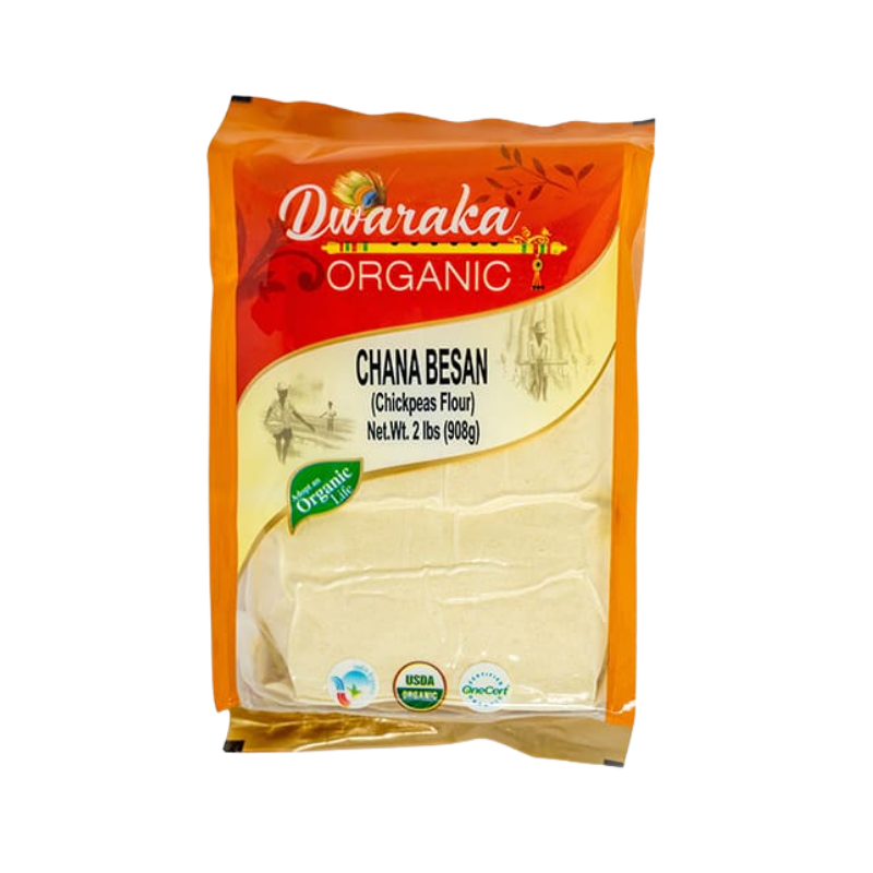 Organic Chana Besan Flour – 2 lb