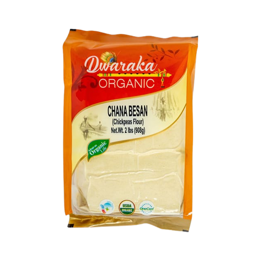 Organic Chana Besan Flour – 2 lb
