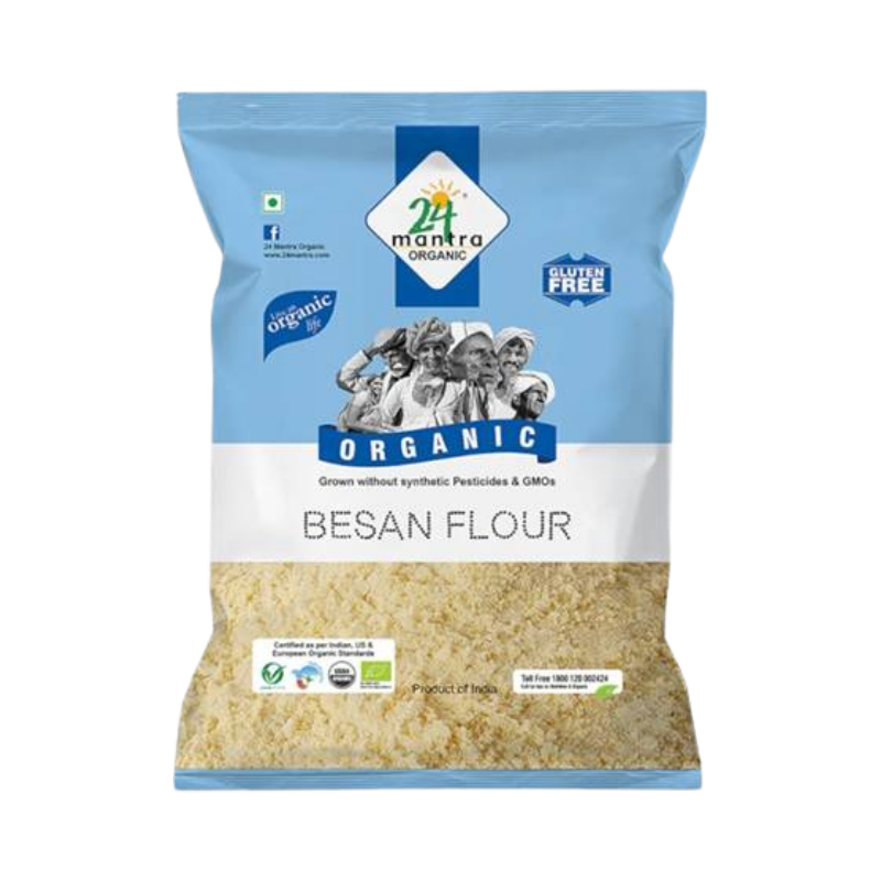 Organic Chana Besan Flour – 1 lb