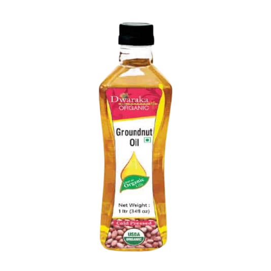 Organic Groundnut (Peanut) Oil – 33.8 fl oz