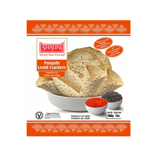 Punjabi Lentil Crackers (Papad) – 200g