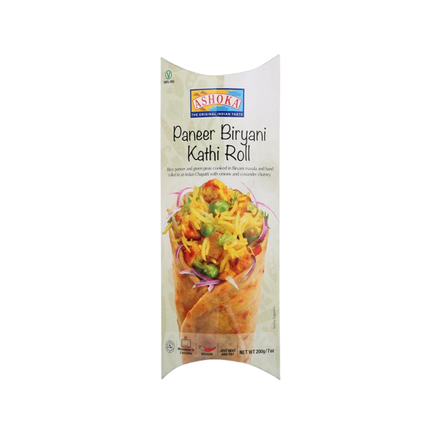 Ashoka Paneer Tikka Kathi Roll 200g