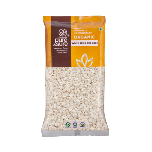 Urad Dal Split White 2lb – Organic Phalda (Pure & Sure)
