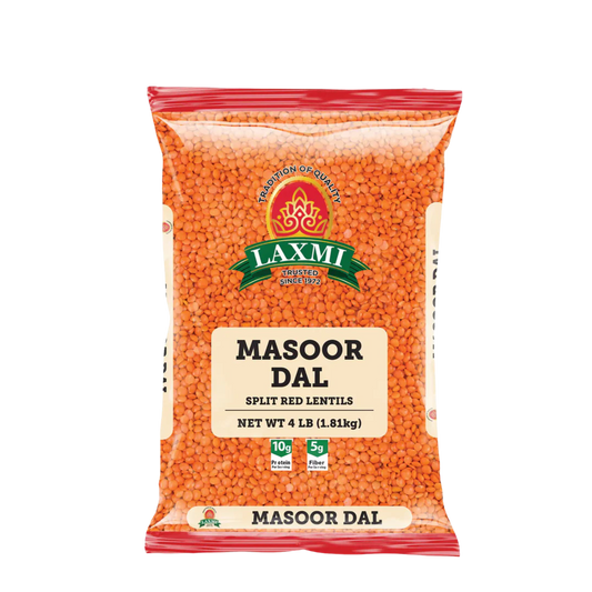 Laxmi Masoor Dal Split Red Lentils 4lb