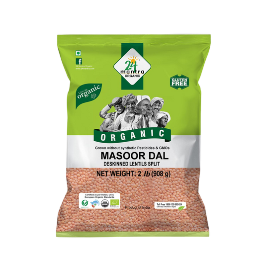 Masoor Dal Organic 2lb